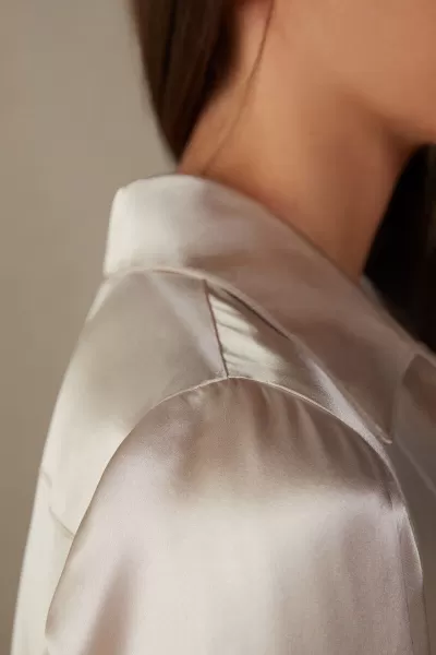 Camicie Camicia Manica Lunga In Seta Innovativo Donna 2280 - Rosa Seta Intimissimi