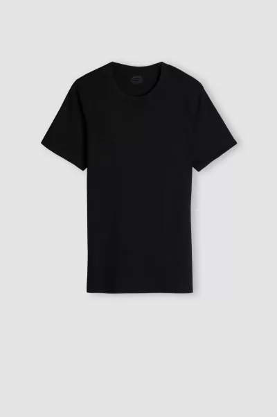 Negozio 019 - Nero Uomo T-Shirt In Cotone Supima® T-Shirt / Polo Intimissimi